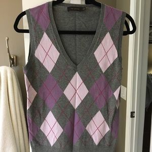 Argyle sweater vest